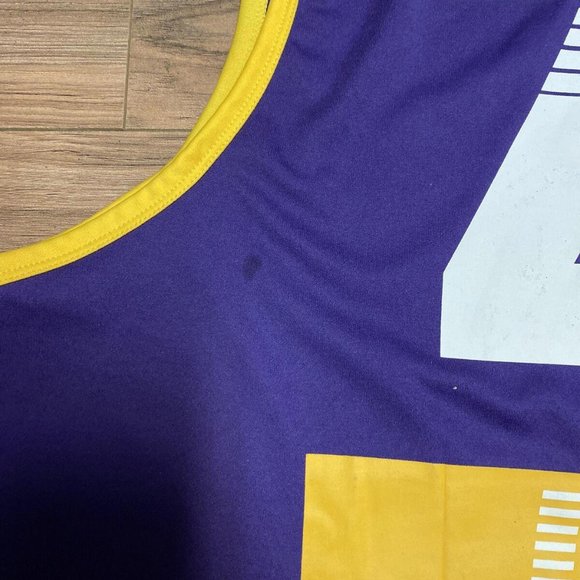 NBA U Mens Los Angeles Lakers Tank Top #23 James Size 2XL Good Condition - Picture 5 of 5